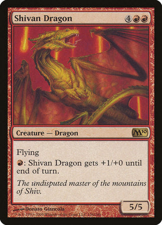 Shivan Dragon [Magic 2010] | Mindsight Gaming