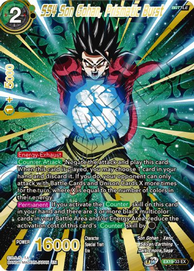 SS4 Son Gohan, Prismatic Burst (EX19-33) [Special Anniversary Set 2021] | Mindsight Gaming