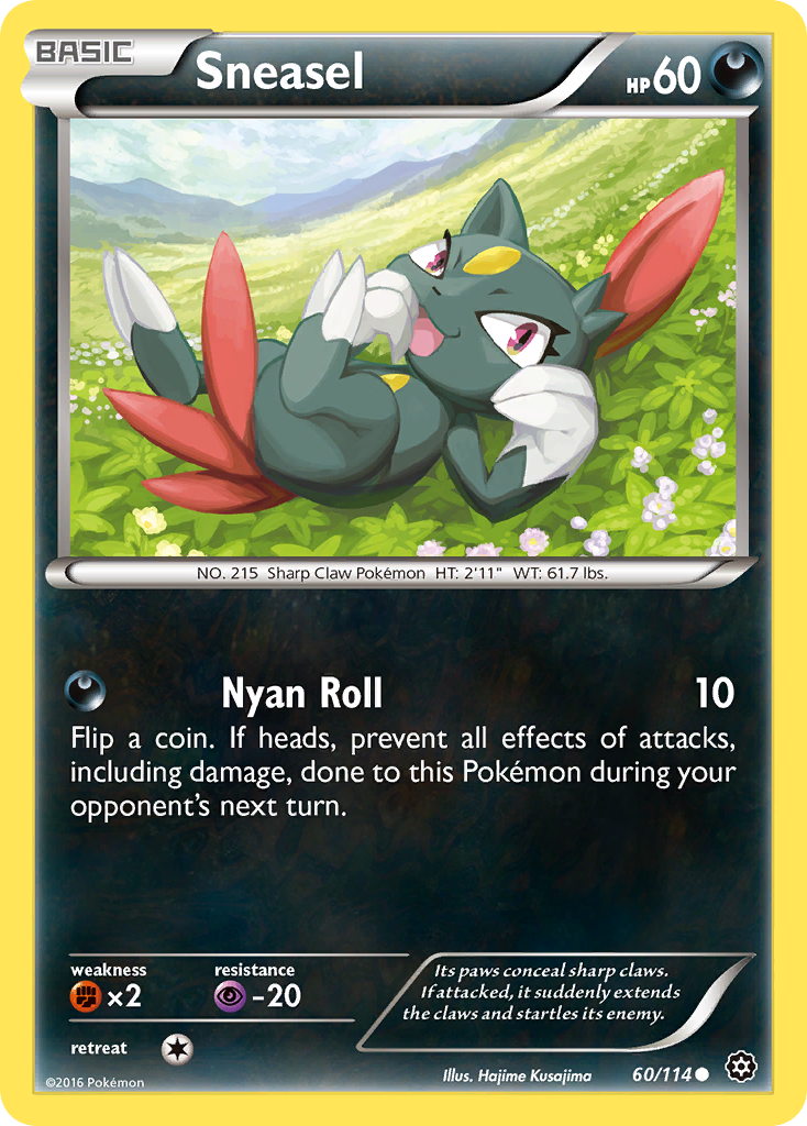 Sneasel (60/114) [XY: Steam Siege] | Mindsight Gaming