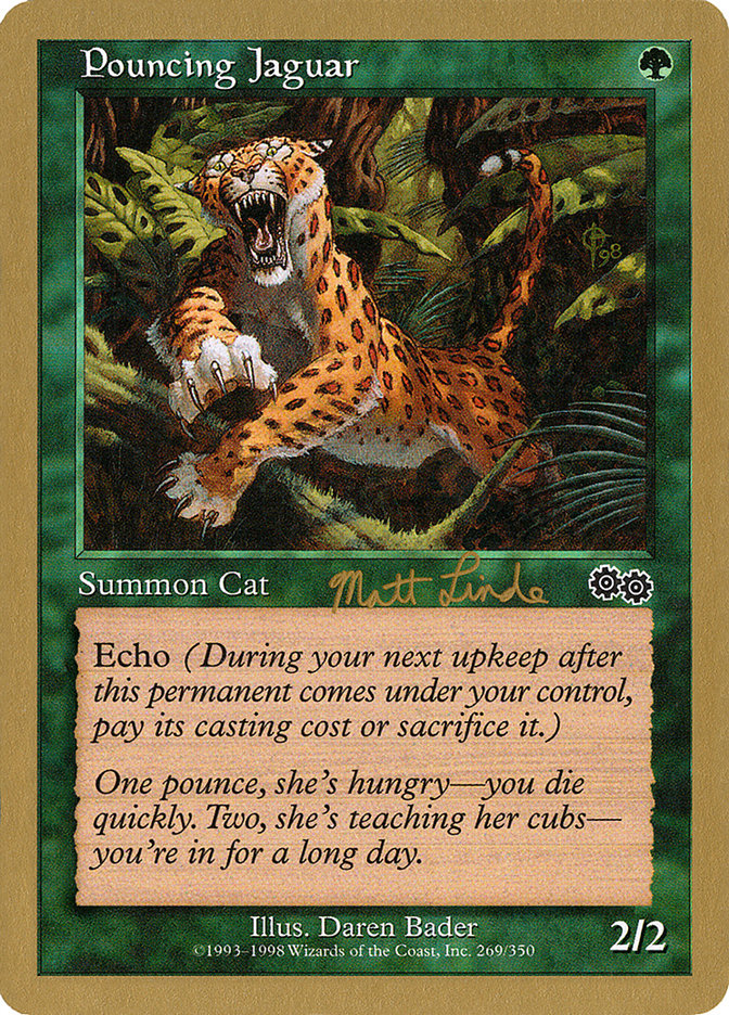 Pouncing Jaguar (Matt Linde) [World Championship Decks 1999] | Mindsight Gaming