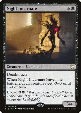 Night Incarnate [Commander 2018] | Mindsight Gaming