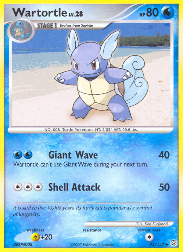 Wartortle (75/132) [Diamond & Pearl: Secret Wonders] | Mindsight Gaming