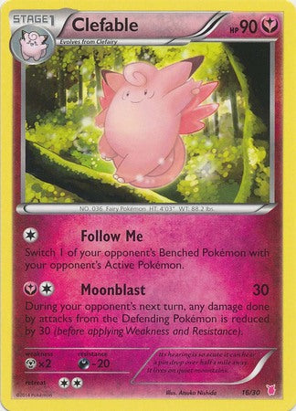 Clefable (16/30) [XY: Trainer Kit 1 - Wigglytuff] | Mindsight Gaming