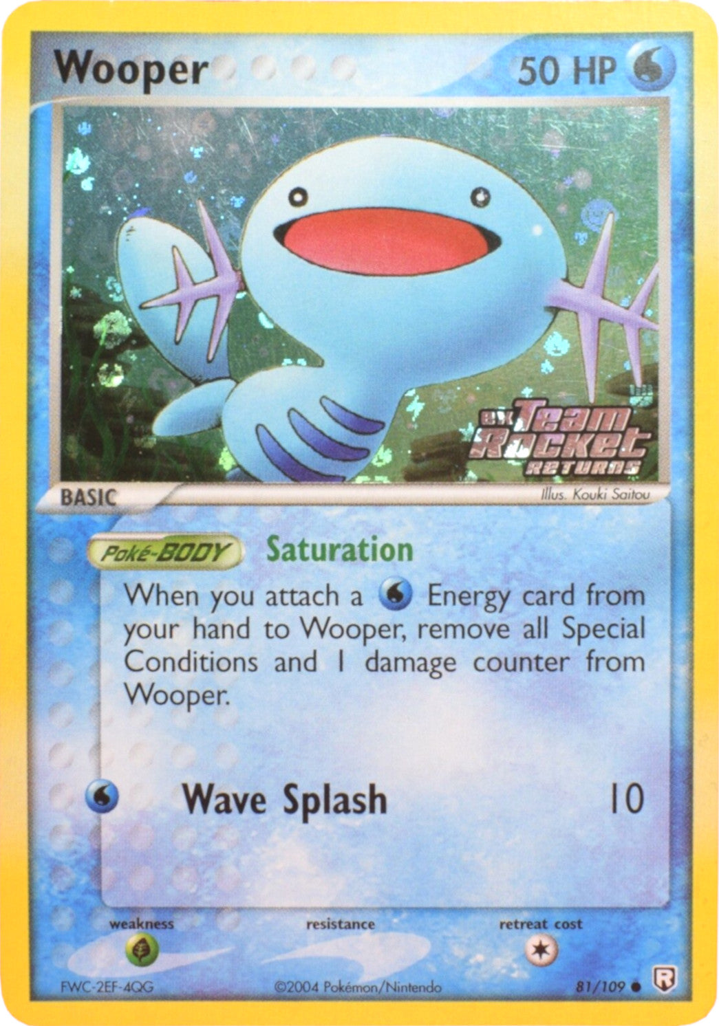 Wooper (81/109) (Stamped) [EX: Team Rocket Returns] | Mindsight Gaming