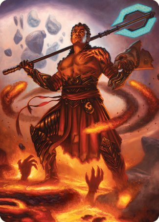 Koth, Fire of Resistance Art Card [Phyrexia: All Will Be One Art Series] | Mindsight Gaming