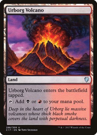 Urborg Volcano [Commander 2017] | Mindsight Gaming