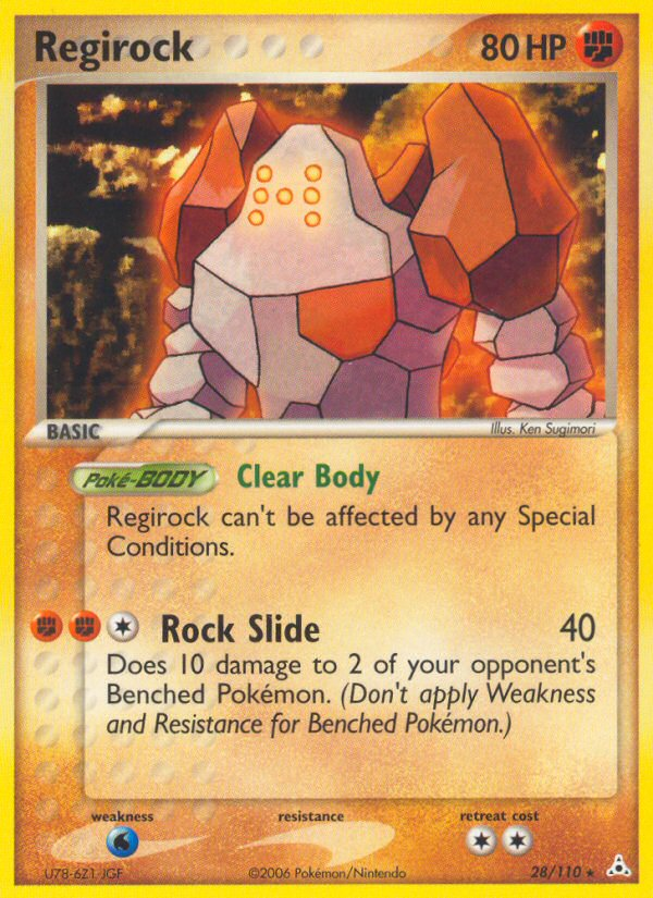 Regirock (28/110) [EX: Holon Phantoms] | Mindsight Gaming