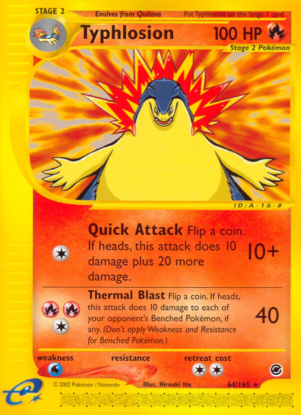 Typhlosion (64/165) [Expedition: Base Set] | Mindsight Gaming