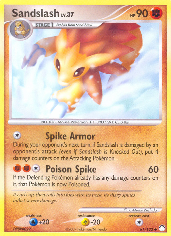 Sandslash (61/123) [Diamond & Pearl: Mysterious Treasures] | Mindsight Gaming