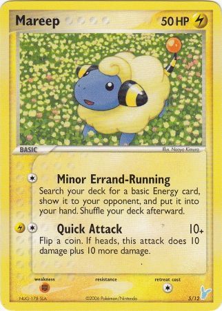 Mareep (5/12) [EX: Trainer Kit 2 - Minun] | Mindsight Gaming