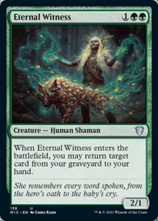 Eternal Witness [Innistrad: Midnight Hunt Commander] | Mindsight Gaming