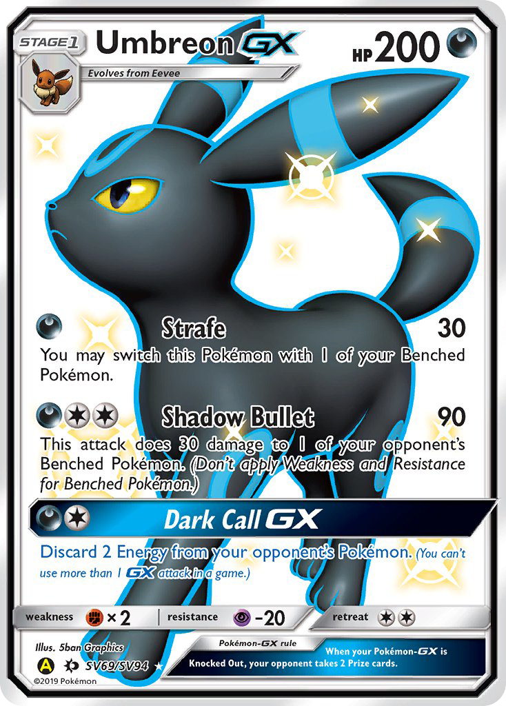 Umbreon GX (SV69/SV94) [Sun & Moon: Hidden Fates - Shiny Vault] | Mindsight Gaming