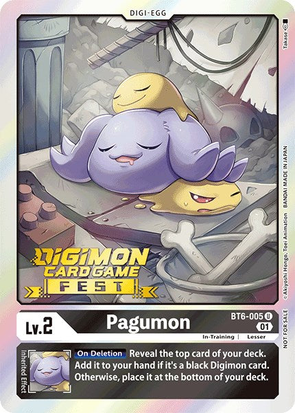 Pagumon [BT6-005] (Digimon Card Game Fest 2022) [Double Diamond Promos] | Mindsight Gaming