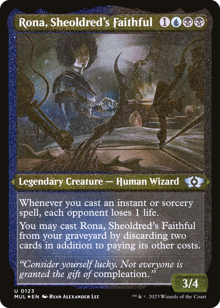 Rona, Sheoldred's Faithful (Foil Etched) [Multiverse Legends] | Mindsight Gaming