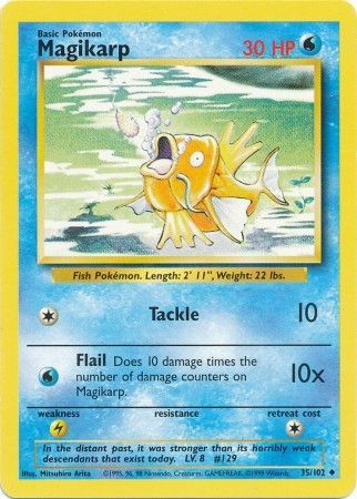 Magikarp (35/102) [Base Set Unlimited] | Mindsight Gaming