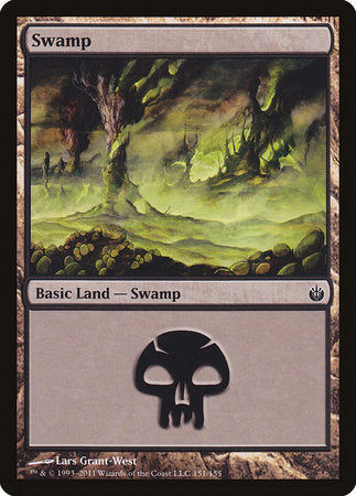 Swamp (151) [Mirrodin Besieged] | Mindsight Gaming