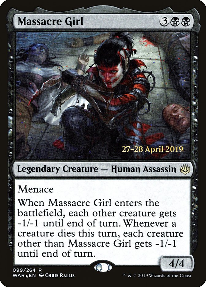 Massacre Girl  [War of the Spark Prerelease Promos] | Mindsight Gaming