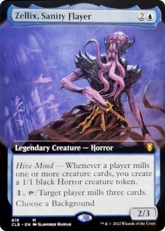 Zellix, Sanity Flayer (Extended Art) [Commander Legends: Battle for Baldur's Gate] | Mindsight Gaming