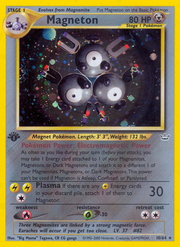 Magneton (10/64) [Neo Revelation 1st Edition] | Mindsight Gaming