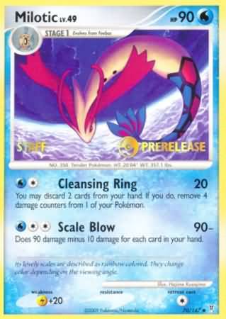 Milotic (70/147) (Staff Prerelease Promo) [Nintendo: Black Star Promos] | Mindsight Gaming