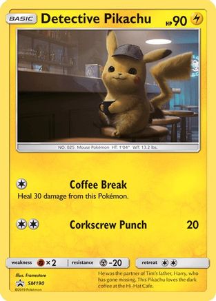 Detective Pikachu (SM190) [Sun & Moon: Black Star Promos] | Mindsight Gaming