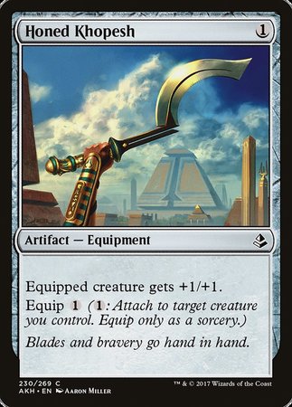 Honed Khopesh [Amonkhet] | Mindsight Gaming