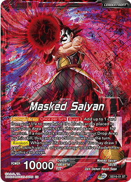 Masked Saiyan // SS3 Bardock, Reborn from Darkness (Starter Deck Exclusive) (SD16-01) [Cross Spirits] | Mindsight Gaming