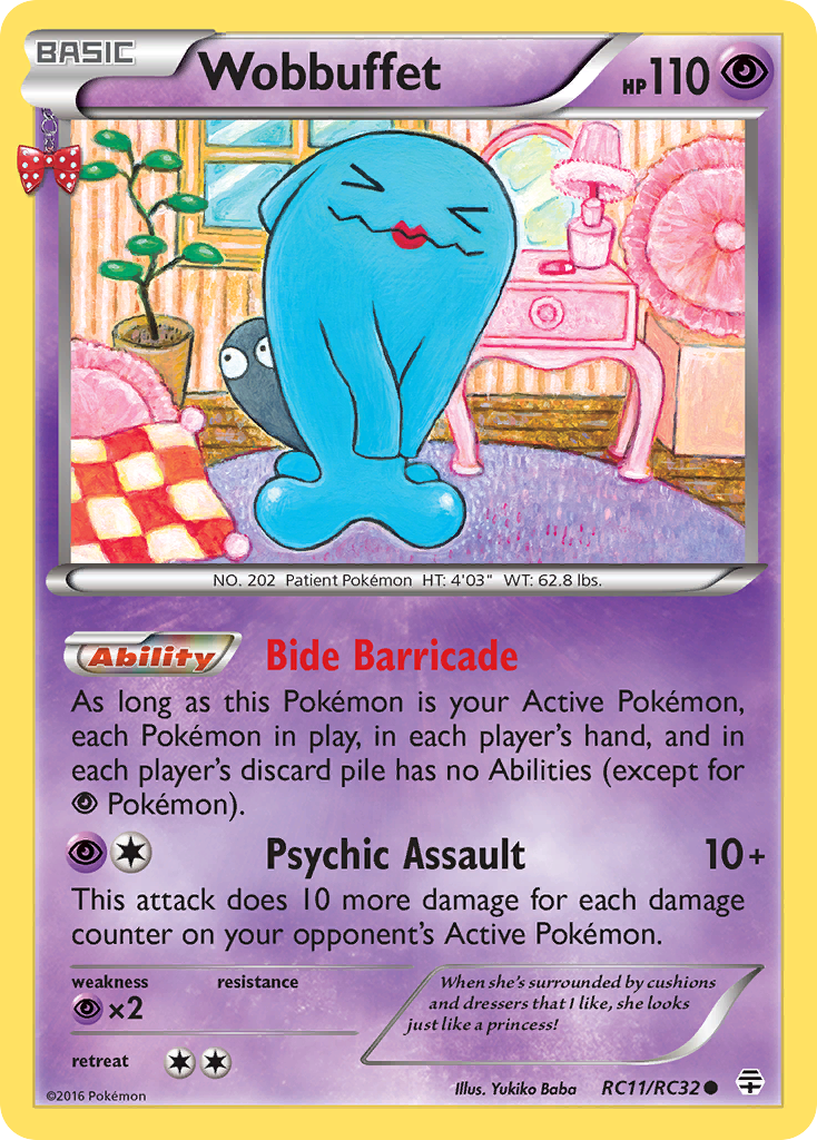 Wobbuffet (RC11/RC32) [XY: Generations] | Mindsight Gaming