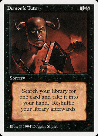 Demonic Tutor [Summer Magic / Edgar] | Mindsight Gaming