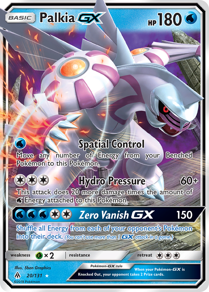 Palkia GX (20/131) [Sun & Moon: Forbidden Light] | Mindsight Gaming