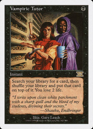 Vampiric Tutor [Classic Sixth Edition] | Mindsight Gaming