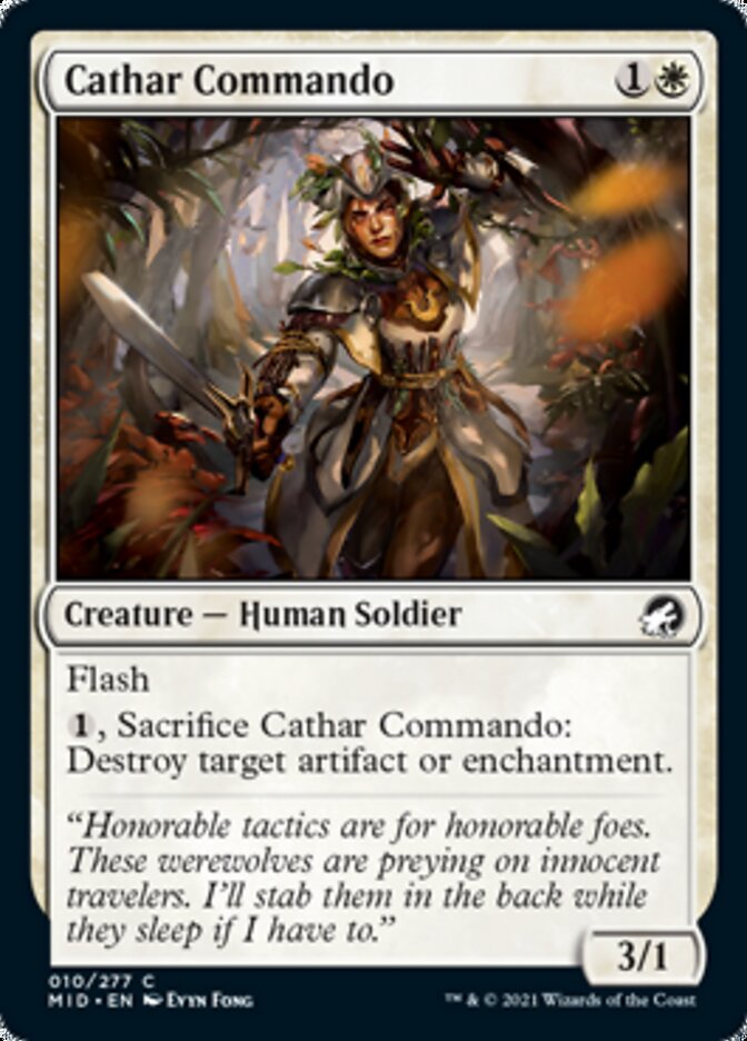 Cathar Commando [Innistrad: Midnight Hunt] | Mindsight Gaming