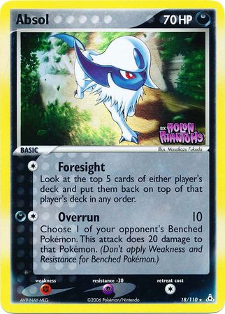 Absol (18/110) (Stamped) [EX: Holon Phantoms] | Mindsight Gaming