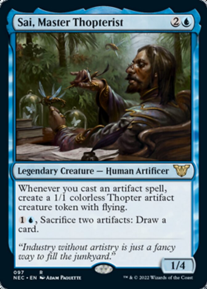 Sai, Master Thopterist [Kamigawa: Neon Dynasty Commander] | Mindsight Gaming