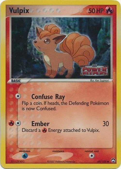 Vulpix (69/108) (Stamped) [EX: Power Keepers] | Mindsight Gaming