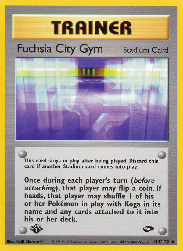 Fuchsia City Gym (114/132) [Gym Challenge 1st Edition] | Mindsight Gaming