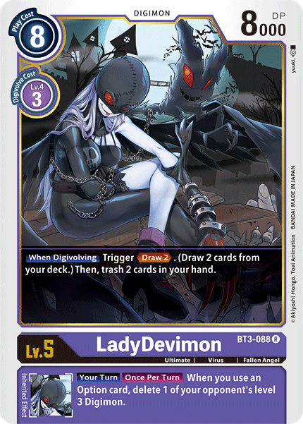 LadyDevimon [BT3-088] [Release Special Booster Ver.1.5] | Mindsight Gaming