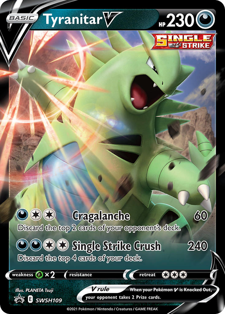 Tyranitar V (SWSH109) [Sword & Shield: Black Star Promos] | Mindsight Gaming