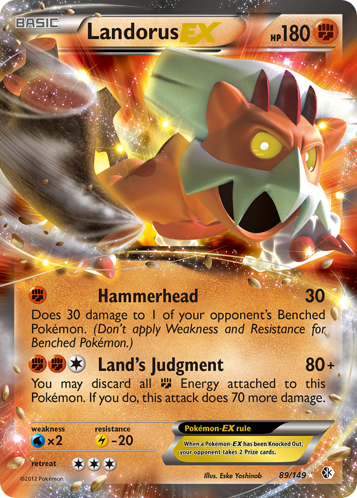 Landorus EX (89/149) [Black & White: Boundaries Crossed] | Mindsight Gaming