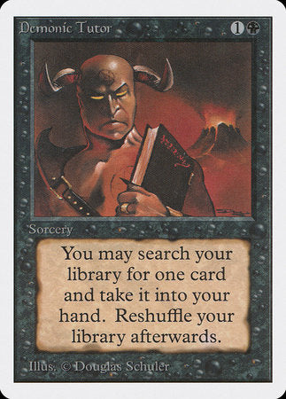 Demonic Tutor [Unlimited Edition] | Mindsight Gaming