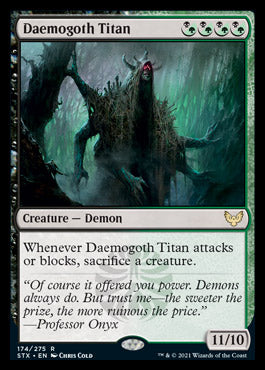 Daemogoth Titan [Strixhaven: School of Mages] | Mindsight Gaming