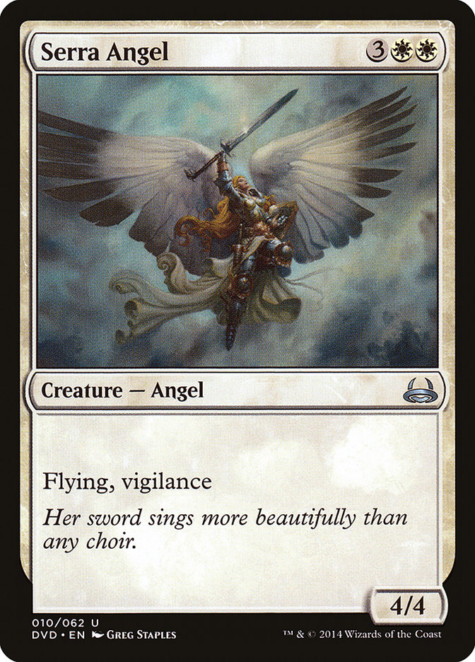 Serra Angel (Divine vs. Demonic) [Duel Decks Anthology] | Mindsight Gaming