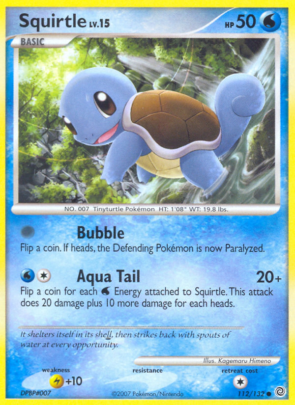 Squirtle (112/132) [Diamond & Pearl: Secret Wonders] | Mindsight Gaming