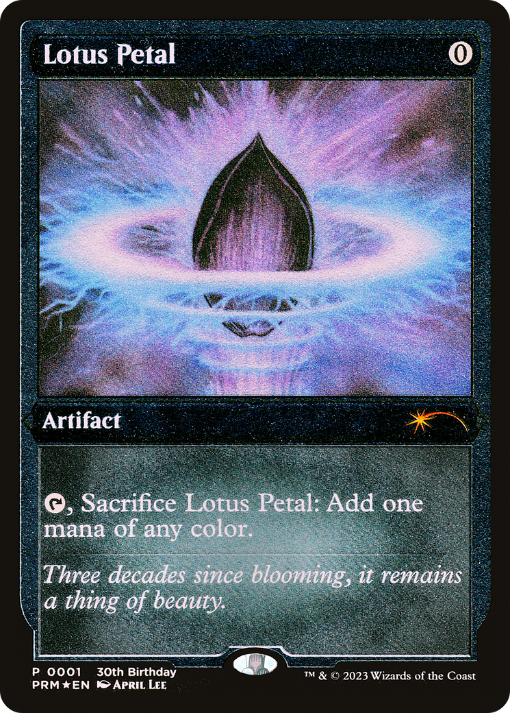 Lotus Petal (Foil Etched) [30th Anniversary Promos] | Mindsight Gaming