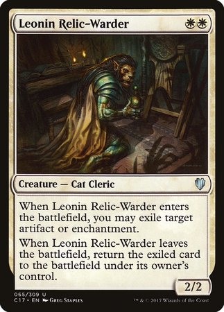 Leonin Relic-Warder [Commander 2017] | Mindsight Gaming