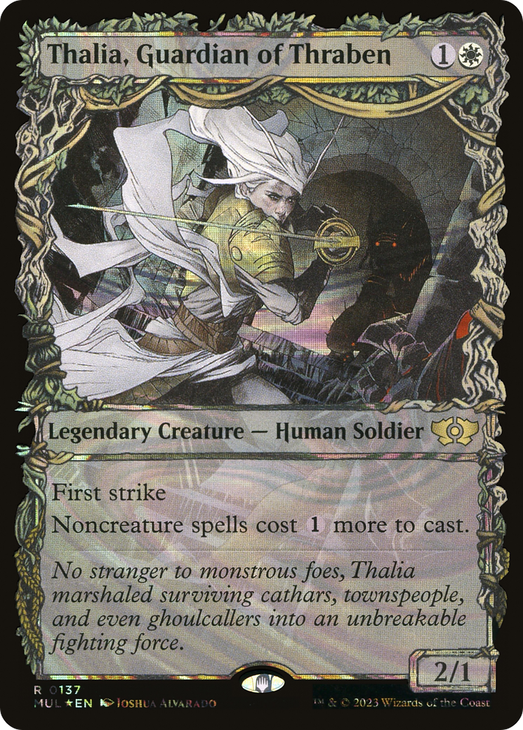 Thalia, Guardian of Thraben (Halo Foil) [Multiverse Legends] | Mindsight Gaming