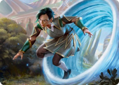 Vortex Runner Art Card [Strixhaven: School of Mages Art Series] | Mindsight Gaming