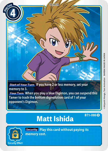 Matt Ishida [BT1-086] [Release Special Booster Ver.1.0] | Mindsight Gaming