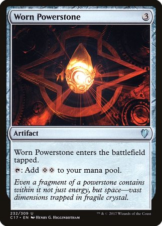 Worn Powerstone [Commander 2017] | Mindsight Gaming