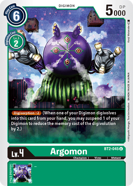 Argomon [BT2-045] [Release Special Booster Ver.1.5] | Mindsight Gaming